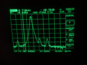 Carrier gone from 700 Hz tone